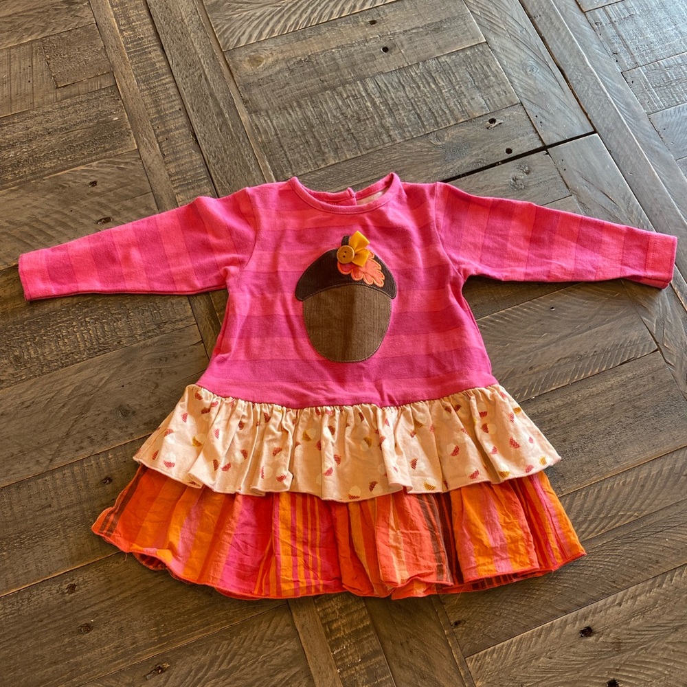 Ric Rac Ruffles Dress - 12 Months - Acorn GUC